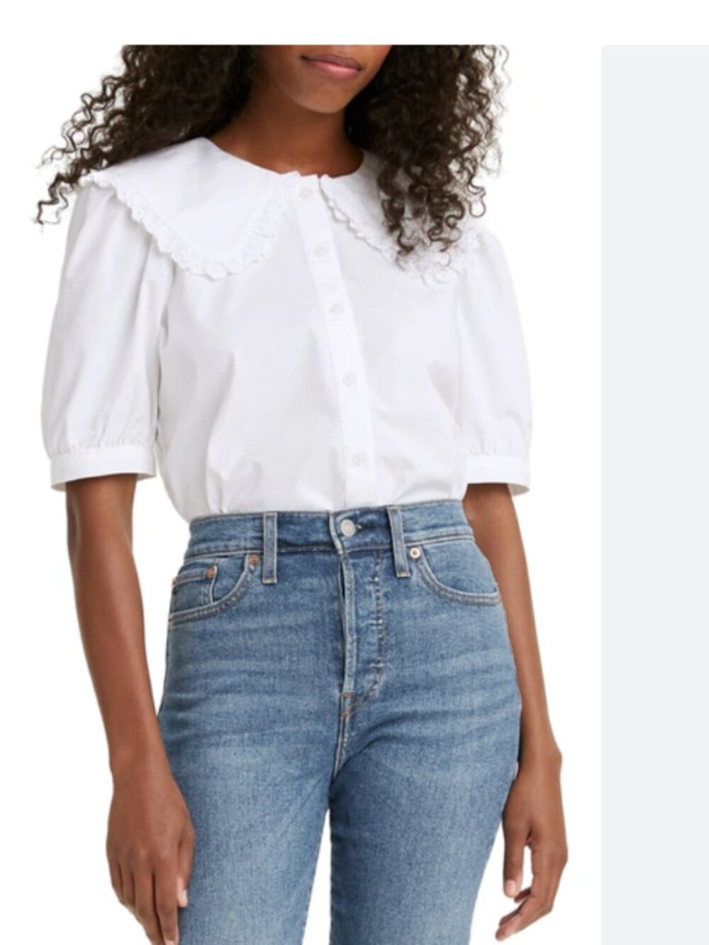 Levi’s Peter Pan collar LONGSLEEVE button down 1X